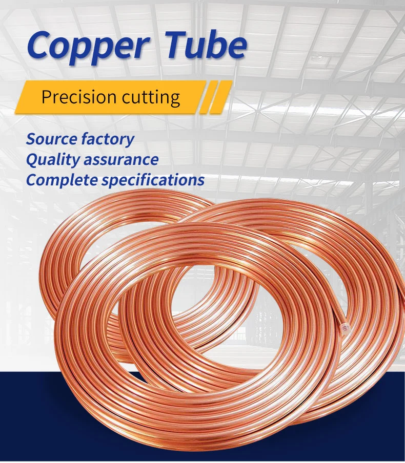 Hydraulic Copper Pipe Tube 15mm Copper Pipe Custom Copper Pipe Fitting